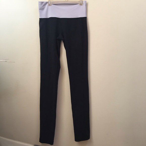 Lululemon Groove Pant II Roll Down Wide Waist High Pant Slim Leggings Stretch 6 - Picture 11 of 16